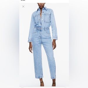 Zara denim jumpsuit size S